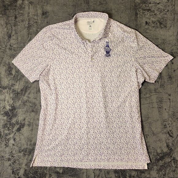 johnnie-O Other - johnnie-O Breeders Cup 2022 Performance Polo Shirt Cup of JO White Print XL